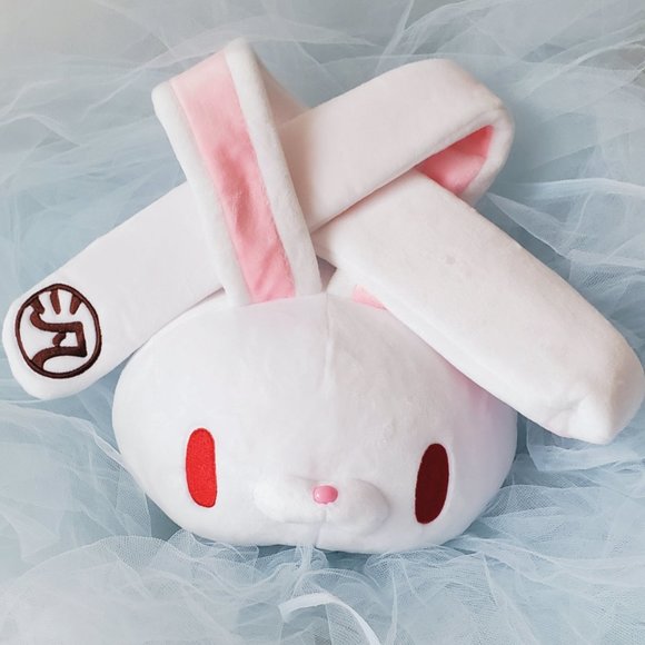 Chax GP - All Purpose Rabbit - Small Mochi Bunny Head Manju Cushion - Picture 2 of 5